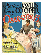 Operator 13 - Starring Marion Davies, Gary Cooper, Jean Parker - c. 1934 - Fine Art Prints & Posters