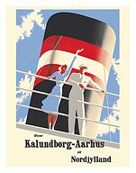 Kalundborg, Aarhus to North Denmark (Over Kalundborg-Aarhus til Nordjylland) - c. 1946 - Giclée Art Prints & Posters