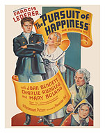 The Pursuit of Happiness - Starring Francis Lederer and Joan Bennett - c. 1934 - Fine Art Prints & Posters