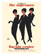 The Supremes - 1965 Lincoln Center, Philharmonic Hall Concert - Fine Art Prints & Posters
