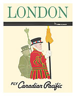 London - Yeomen of the Guard - Fly Canadian Pacific Air Lines - c. 1961 - Fine Art Prints & Posters