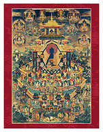 The Paradise of the Medicine Buddha - Giclée Art Prints & Posters