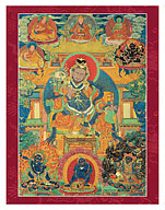King Ralpachen - 41st King of Tibet (circa 806) - Fine Art Prints & Posters