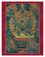 Yamantaka, Conquer of Death - Buddhist Tantric Deity - Giclée Art Prints & Posters