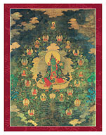 The 21 Taras - Green Tara of the Khadira Fragrant Forest - Fine Art Prints & Posters