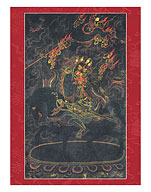 Begtse Chen (Chamsing) - Dharma Protector of the Dalai Lamas - Fine Art Prints & Posters