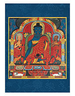 Sangye Menla - The Compassionate Medicine Buddha - Fine Art Prints & Posters