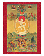 The Wisdom Dakini - Tibetan Yogini Machig Labdrön (1055-1153) - Fine Art Prints & Posters