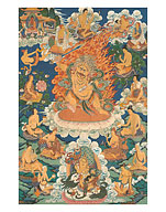 Yellow Jambhala, Wealth God - Fine Art Prints & Posters