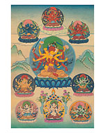 Guhyasamaja (Tantra Deity) - Fine Art Prints & Posters