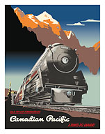Across Canada (A Través del Canadá) - Canadian Pacific Railway - c. 1947 - Fine Art Prints & Posters