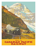 Mount Stephen, British Columbia - Home via Canadian Pacific Railway - c. 1930's - Fine Art Prints & Posters