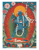 Yamini, The Armor Goddess of the Heart of Vajravarahi - Tibet, 19th Century - Fine Art Prints & Posters