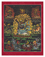 Yama Dharmaraja - Buddhist Protector Deity - c. 1800's - Fine Art Prints & Posters