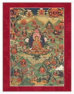 Prayer to Padmasambhava - Buddhist Tantric Master - Giclée Art Prints & Posters