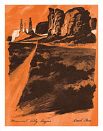 Monument Valley, Arizona - Sandstone Buttes - c. 1968 - Fine Art Prints & Posters