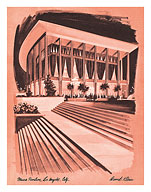 Los Angeles, California - Dorothy Chandler Music Pavilion - c. 1960's - Fine Art Prints & Posters