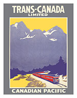 Trans-Canada Limited - Canadian Pacific Railway - c. 1925 - Fine Art Prints & Posters