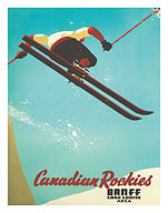 Banff, Canada - Lake Louise - Ski the Canadian Rockies - Canadian Pacific - c. 1938 - Fine Art Prints & Posters