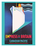 Empress of Britain - Canadian Pacific Steamships - c. 1920's - Giclée Art Prints & Posters