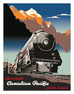 Travel by Railways Across Canada - Canadian Pacific Railway - c. 1947 - Fine Art Prints & Posters