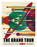 Grand Tour - Jupiter, Saturn, Uranus, Neptune - Fine Art Prints & Posters