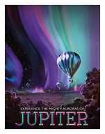 Experience the Mighty Auroras of Jupiter - Fine Art Prints & Posters