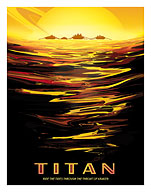 Titan - Ride the Tides Through the Throat of Kraken - Fine Art Prints & Posters