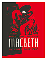 Macbeth by William Shakespeare - The W.P.A. Federal Theatre Negro Unit - c. 1936 - Fine Art Prints & Posters
