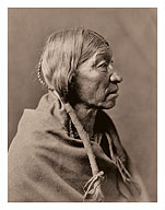 Cheyenne Male Profile - The North American Indians - c. 1910 - Fine Art Prints & Posters