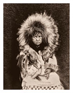Eskimo Child - Noatak Native, Alaska - North American Indians - c. 1929 - Giclée Art Prints & Posters