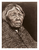 Hleastunuh Skokomish - Twana Native Woman - North American Indians - c. 1913 - Fine Art Prints & Posters