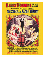 Harry Houdini - The Jail Breaker - c. 1906 - Giclée Art Prints & Posters