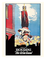 Harry Houdini in The Grim Game - c. 1919 - Fine Art Prints & Posters