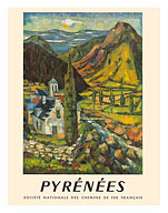 Pyrenees (Pyrénées) Mountains - France - Spain - Fine Art Prints & Posters