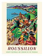 Roussillon - Collioure, France - SNCF (French National Railway Company) - Fine Art Prints & Posters