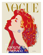 Fashion Magazine Paris - Princess Caroline of Monaco by Andy Warhol - Fine Art Prints & Posters