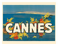 Cannes France - Côte d'Azur - French Riveria - c.1930 - Fine Art Prints & Posters