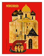 Novgorod, Russia - A Gem of Old Russian Architecture - c. 1960's - Fine Art Prints & Posters