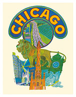 Chicago, Illinois - c. 1955 - Fine Art Prints & Posters