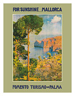 For Sunshine Majorca (Mallorca) Spain - Mediterranean Balearic Islands - c. 1950 - Fine Art Prints & Posters