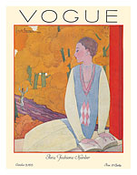 Fashion Magazine - October 1925 - Paris Fashions - Fine Art Prints & Posters