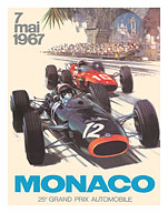 Monaco - 25th Grand Prix Automobile - Formula One F1 - 1967 - Fine Art Prints & Posters