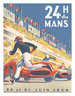 1959 Grand Prix - 24 hours of Le Mans France - Endurance Racing - Fine Art Prints & Posters