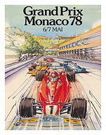 Grand Prix Monaco 1978 - Formula One F1 - Fine Art Prints & Posters