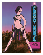 Crazy Horse Burlesque - Paris, France - Cabaret Show Girl - Giclée Art Prints & Posters