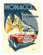 1952 Monaco Grand Prix - Formula One Race Cars - Monte Carlo - Fine Art Prints & Posters