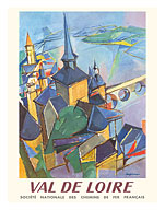 Loire Valley (Val De Loire) - French National Railway Company - c. 1963 - Fine Art Prints & Posters