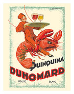 Quinquina Duhomard - Rouge & Blanc - French Apéritif Wine - c. 1928 - Fine Art Prints & Posters