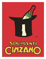 Asti Spumanti Cinzano - Italian Sparkling Wine - c. 1950's - Fine Art Prints & Posters